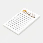 Blonde Boy om lijsten te doen Post-it® Notes (Schuin)