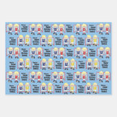 Blonde Boy Soccer Persoonlijk Inpakpapier Vel (Voorkant 3)