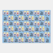 Blonde Boy Soccer Persoonlijk Inpakpapier Vel (Voorkant)