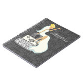 Blonde Bride over de bruiloft Notitieboek (Linkerzijde)