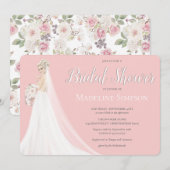 Blonde Bride Wedding Gown Vrijgezellenfeest Kaart (Voorkant / Achterkant)