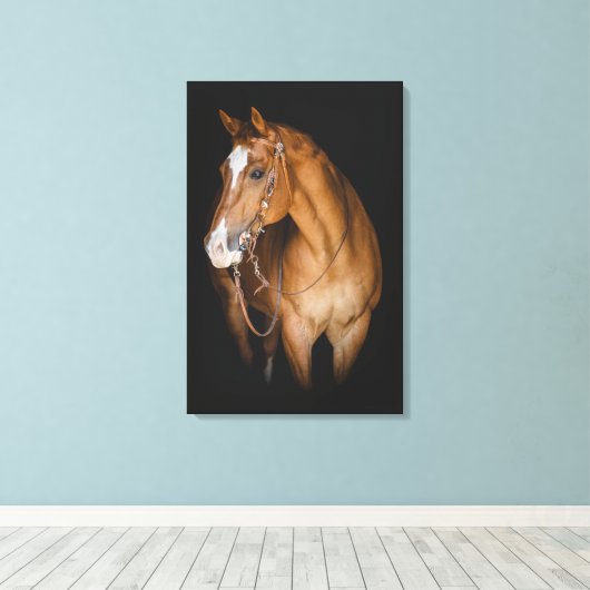 Blonde & Broke - canvas afdrukken (Insitu (Houten vloer))