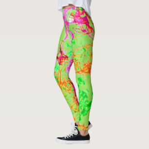 Blonde & Broke - Gepatterde Leggings - Witte Logo