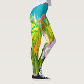 Blonde & Broke - Gepatterde Leggings - Witte Logo (Rechts)