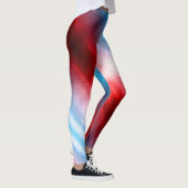 Blonde & Broke - Gepatterde Leggings - Witte Logo (Rechts)