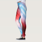 Blonde & Broke - Gepatterde Leggings - Witte Logo (Links)