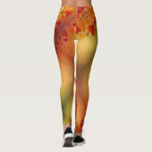 Blonde & Broke - Gepatterde Leggings - Witte Logo (Achterkant)