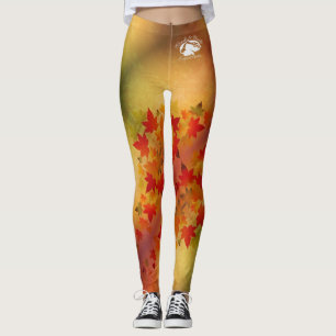 Blonde & Broke - Gepatterde Leggings - Witte Logo