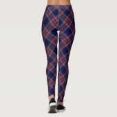 Blonde & Broke - Gepatterde Leggings - Witte Logo (Achterkant)