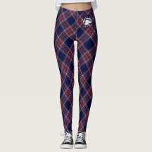 Blonde & Broke - Gepatterde Leggings - Witte Logo