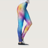Blonde & Broke - Gepatterde Leggings - Witte Logo (Rechts)