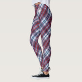 Blonde & Broke - Gepatterde Leggings - Witte Logo (Links)
