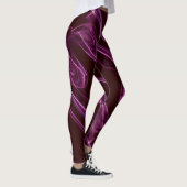 Blonde & Broke - Gepatterde Leggings - Witte Logo (Rechts)