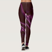 Blonde & Broke - Gepatterde Leggings - Witte Logo (Achterkant)