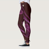 Blonde & Broke - Gepatterde Leggings - Witte Logo (Links)