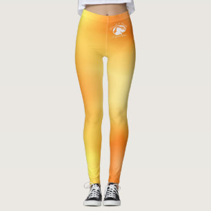 Blonde & Broke - Gepatterde Leggings - Witte Logo