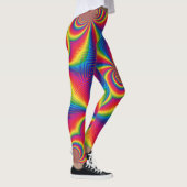 Blonde & Broke - Gepatterde Leggings - Witte Logo (Rechts)