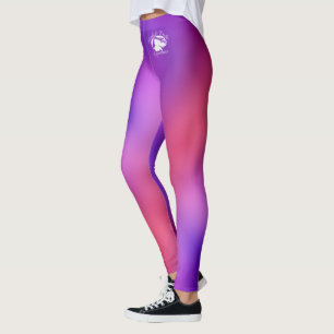 Blonde & Broke - Gepatterde Leggings - Witte Logo