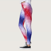 Blonde & Broke - Gepatterde Leggings - Witte Logo (Links)