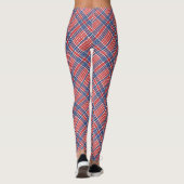 Blonde & Broke - Gepatterde Leggings - Witte Logo (Achterkant)