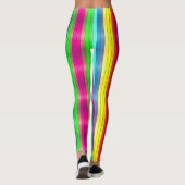 Blonde & Broke - Gepatterde Leggings - Witte Logo (Achterkant)