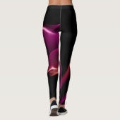 Blonde & Broke - Gepatterde Leggings - Witte Logo (Achterkant)