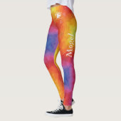 Blonde & Broke - Gepatterde Leggings - Witte Logo (Links)