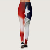 Blonde & Broke - Gepatterde Leggings - Witte Logo (Achterkant)