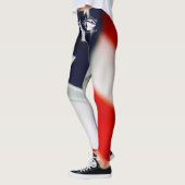 Blonde & Broke - Gepatterde Leggings - Witte Logo (Links)