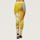 Blonde & Broke - Gepatterde Leggings - Witte Logo (Achterkant)