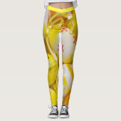 Blonde & Broke - Gepatterde Leggings - Witte Logo (Voorkant)