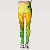 Blonde & Broke - Gepatterde Leggings - Zwarte Logo (Voorkant)