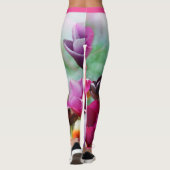 Blonde & Broke - Gepatterde Leggings - Zwarte Logo (Achterkant)