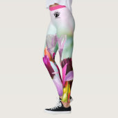 Blonde & Broke - Gepatterde Leggings - Zwarte Logo (Links)