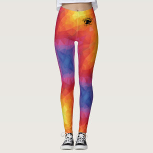 Blonde & Broke - Gepatterde Leggings - Zwarte Logo