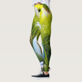 Blonde & Broke - Gepatterde Leggings - Zwarte Logo (Links)