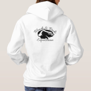 Blonde & Broke - Hoodie - Zwarte Logo (voor/achter