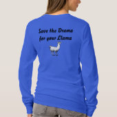 Blonde & Broke - Humor - Zwart Logo T-shirt (Achterkant)