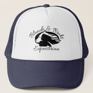 Blonde & Broke - Trucker Hat - Zwarte Logo Pet