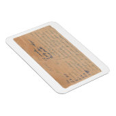 Blonde Brownies  recept-kaart magneet (Rechterzijde)