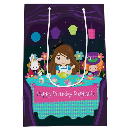 Blonde Brunette - Tea Party Medium Gift Bag Medium Cadeauzakje (Achterkant)