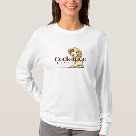 Blonde Cockapoo Lover T-shirt (Voorkant)