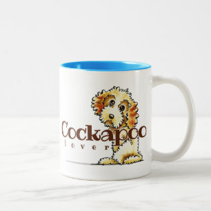 Blonde Cockapoo Lover Tweekleurige Koffiemok