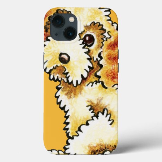 Blonde Cocker Spaniel Poodle Mix Case-Mate iPhone Case (Achterkant)