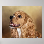 Blonde Cocker Spaniel Poster (Voorkant)