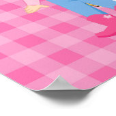 Blonde Cowgirl Western Birthday Poster (Hoek)