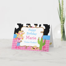 Blonde Cowgirl Westerne Birthday Party