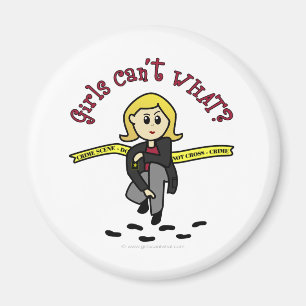 Blonde CSI Girl Magneet
