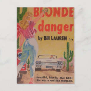 Blonde Danger briefkaart