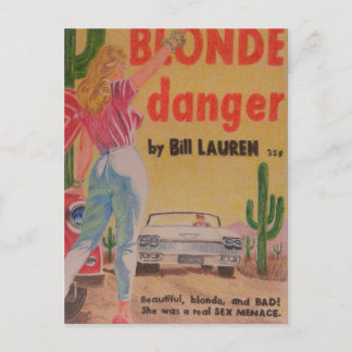 Blonde Danger briefkaart